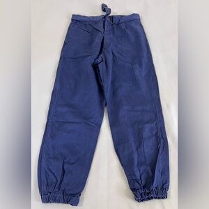 M.D.Plinc S.N.C. 1980'S‎ Vintage Pants Joggers 35” Waist Navy Blue
